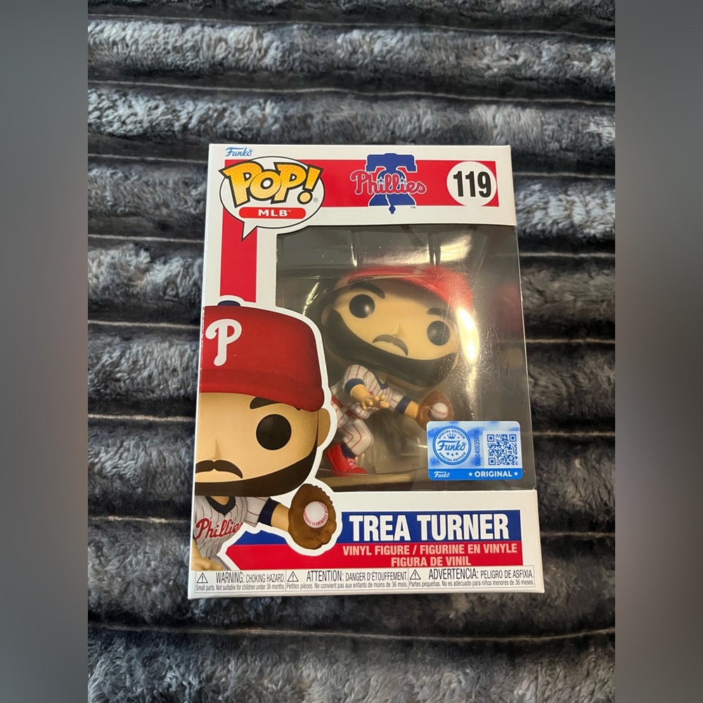 Funko Pop! MLB TREA TURNER Philadelphia Phillies # 119 Funko Exclusive